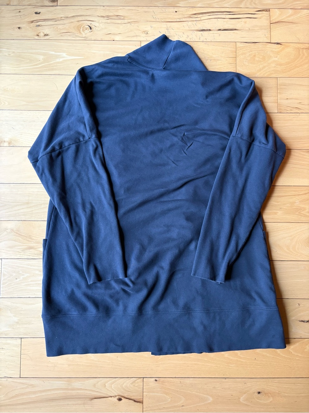 Pact Dark Blue Open-Front Lightweight Cardigan - Picture 6 of 8